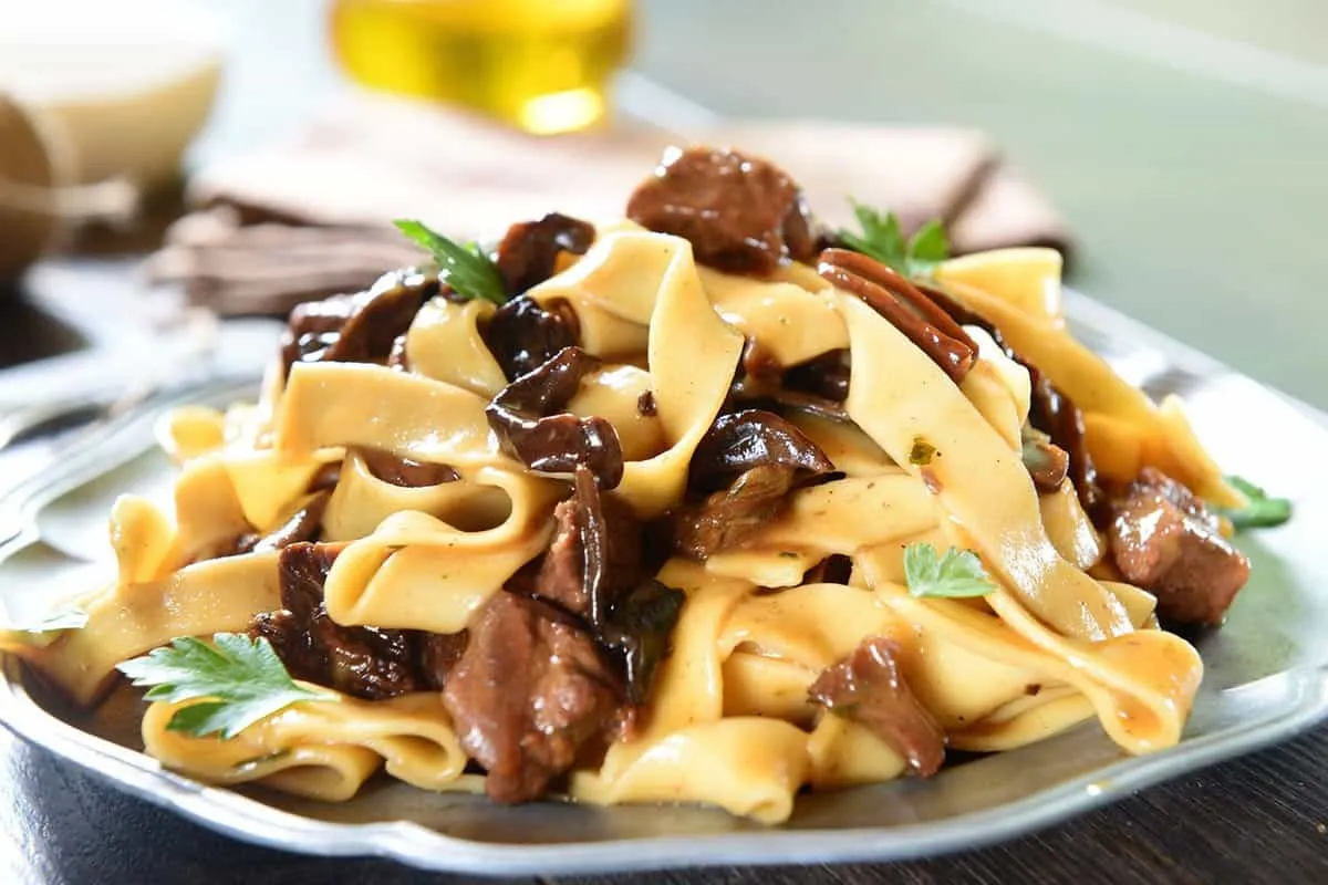 Tagliatelle ai Porcini